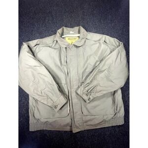 VTG Mighty Mac Classic Collection Windbreaker Jacket Mens Large Gray Insulated
